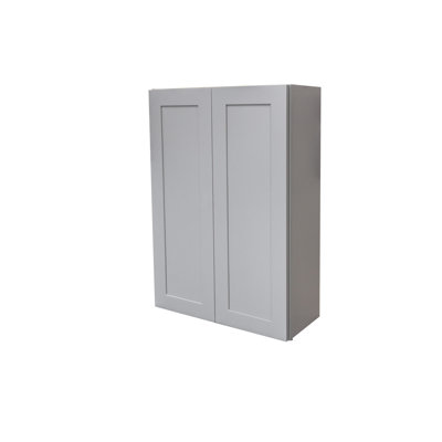 Shaker Style Ready-to-Assemble Wall Kitchen Cabinet, Gray