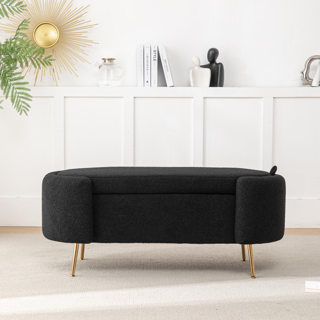 Kaycey Upholstered Storage Bench Mercer41 