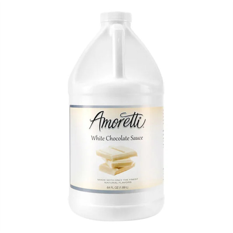 Sauce au chocolat blanc Amoretti Oz. WS-711AMWHTCHOC