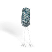 Verre indigo, bleu marine, grand