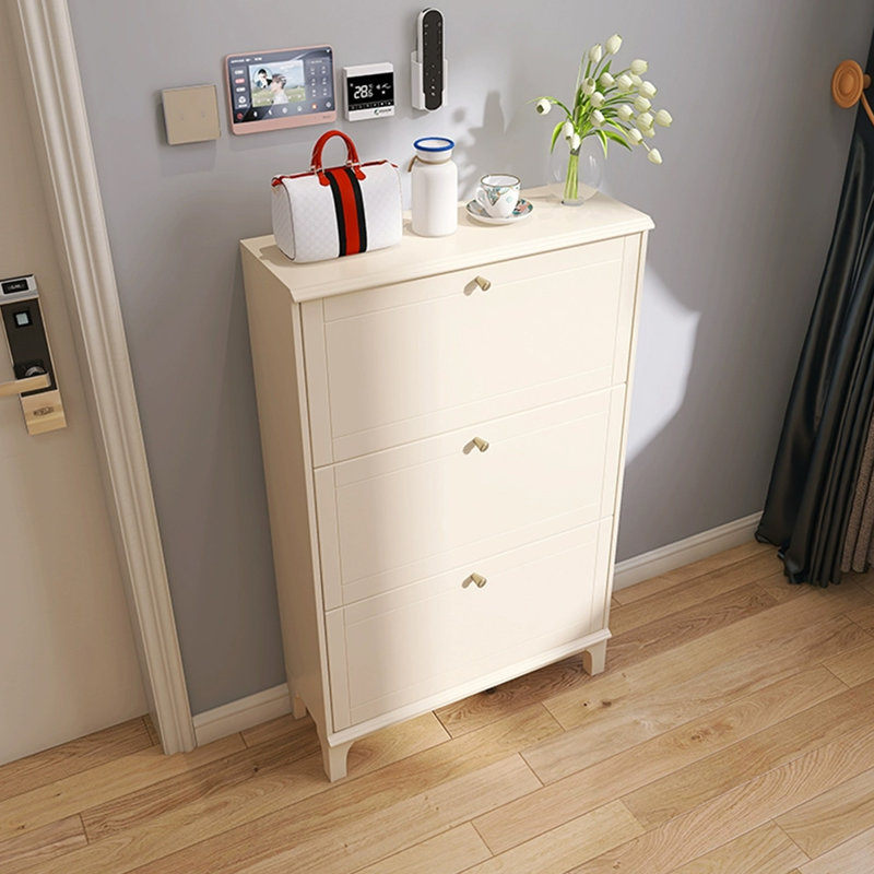 Beige Solid wood Shoe Storage