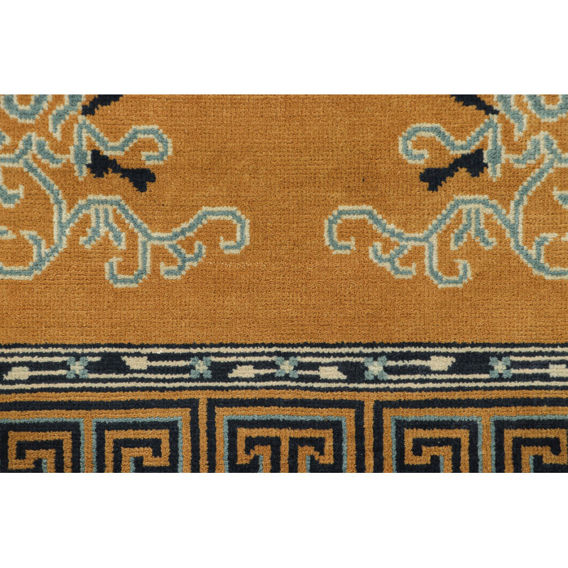 One-of-a-Kind 3'3x3'2 Hand Knotted Area Rug