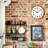 Brown Round Analog Wall Clocks