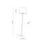 Lampe sur pied orange Jitendra