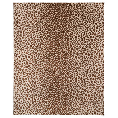 5007011 Iconic Leopard Linen by Schumacher Wallpaper