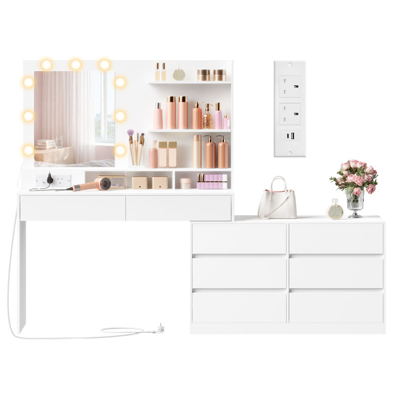 Dressing Table with Mirror