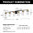 Nyasha 6 - Light Dimmable Vanity Light-434519084