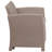 Alderman Faux Rattan Chair with All-Weather Cushion-1384750199