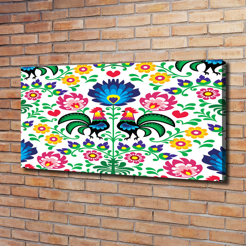 Ethnic Pattern - Wrapped Canvas Print