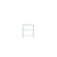  23.6-Inch Clear Bent-Glass End Table with 2 Shelves