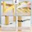 4-Tier Open Storage Bamboo Ladder Shelf for Bathroom, Bedroom, Kitchen, White-1999614675
