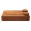 Lit simple, 21 lits pliants orange, pour les invités, bureau à domicile, appartement, sans assemblage, matelas en mousse, salon,