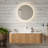 Wall mounted bathroom cabinet with drawer
