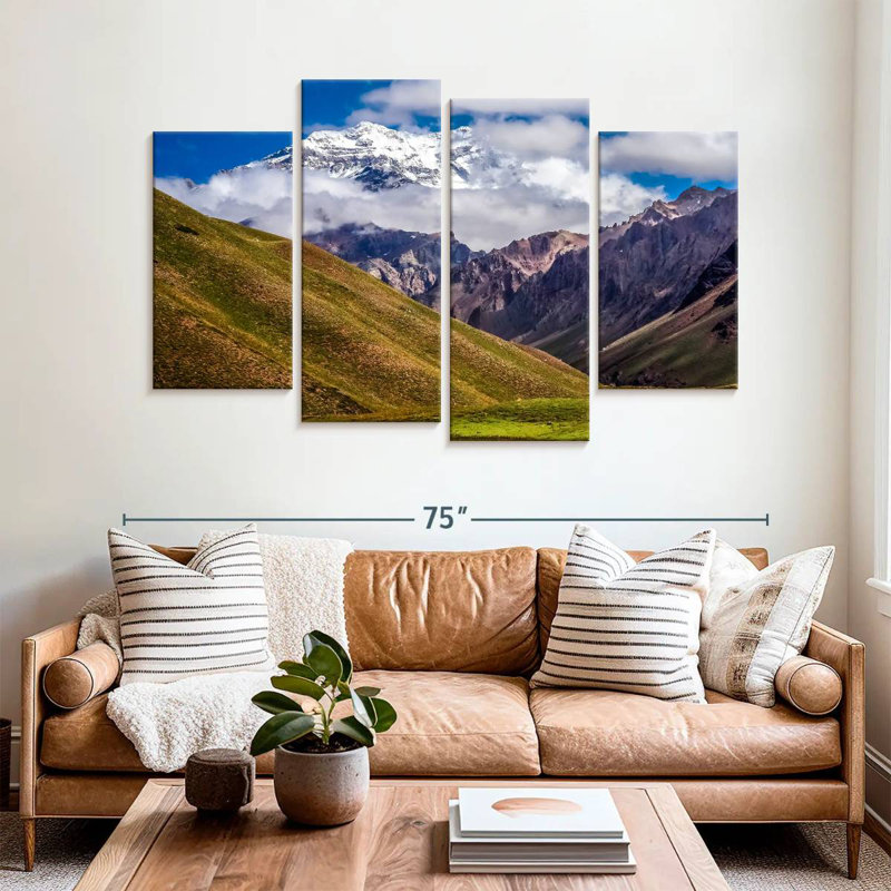 Harpa Cloudy Aconcagua, 42" H x 68" W