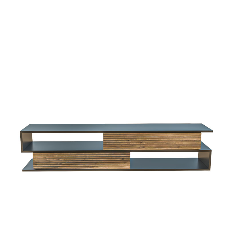 Cortez TV Unit for TV's up to 71'', Black Alina