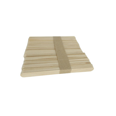 Bâtonnets artisanaux bâtons de crème glacée bâtonnets de crème glacée en bois naturel 4,5 pouces