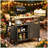 Convenient Kitchen Island,Movable Grill Cart Table,Oven Table,Versatile Bar Cart