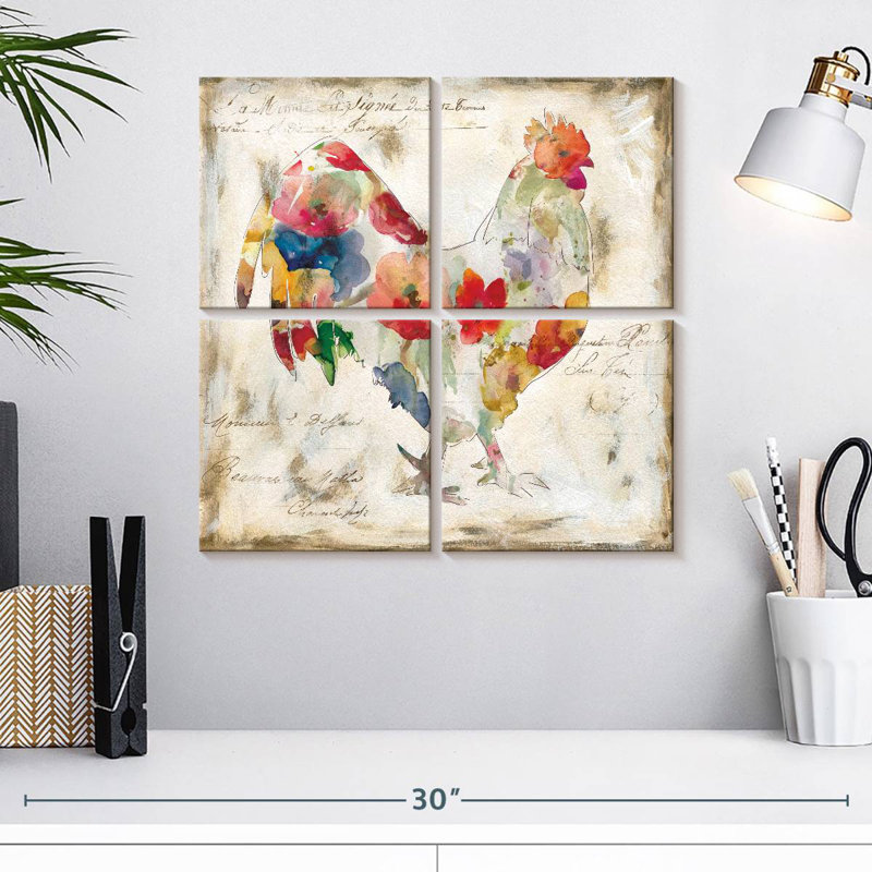 Coq Brampt, H 18 po x l 18 po