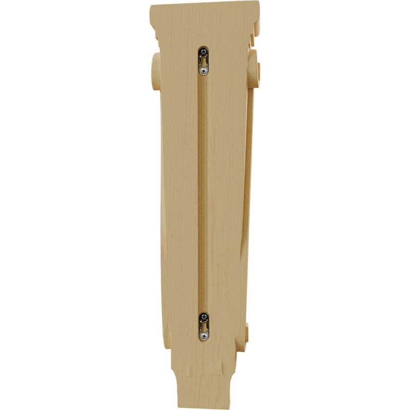 Grand corbeau à pilastres traditionnel l 6 1/4 po x P 3 po x H 22 po (paquet de 6), Aulne