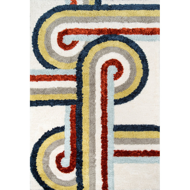 Tapis fait main, Rectangle 7 pi 6 po x 9 pi 6 po