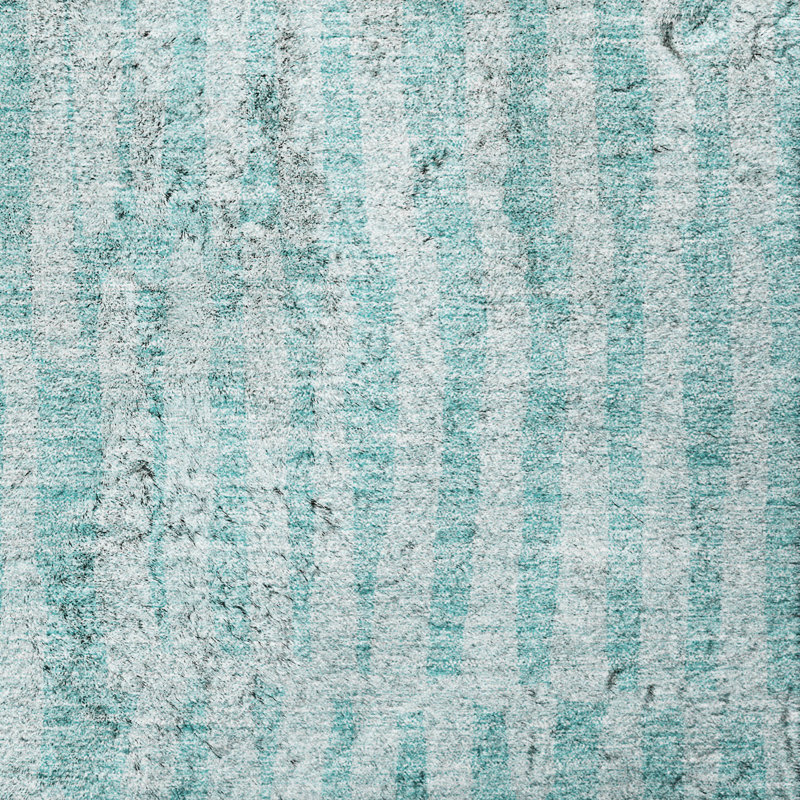 Tapis à poils longs de qualité supérieure lavable à la machine Dream ADS674, Sarcelle, 3 pi x 5 pi