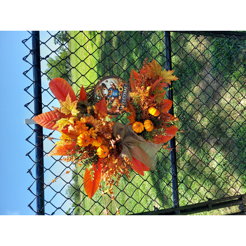 Fall Scarecrow Wreath