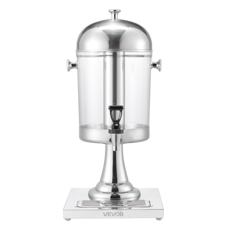 Drink Dispenser 2.1 Gal Beverage Dispenser for Parties with Spigot Tray