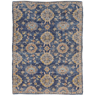 Fason Floral Hand Knotted Area Rug