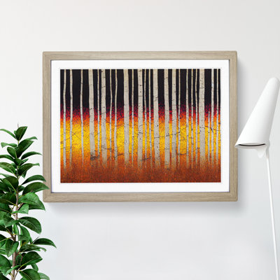 Abstract Autumn Forest Vol.4 - Single Picture Frame Painting