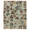 Chelsea Wool Floral Area Rug in Teal/Brown/Yellow
