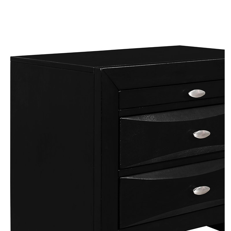 LUCILLE BLACK NIGHTSTAND