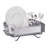 Compact Stainless Steel Dish Drying Rack 13.23X15.04X5.43 , Adjustable Kitchen Organizer