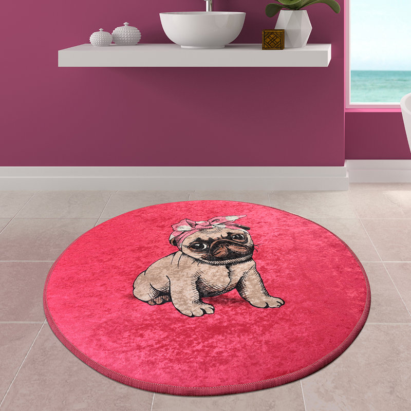 Hatto Round 100 cm x 100 cm Shag
