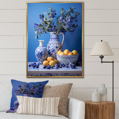 Décoration murale méditerranéenne «Still Life Kitchen II - Boho Pottery»