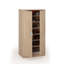 Multifunction Wardrobe With Two Doors With Six Shelves, White Color, Measurements 55 X 108 X 36 Cm-566602021