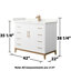 Amici Free Standing Single Bathroom Vanity with Top-725735640-723422738-697337186