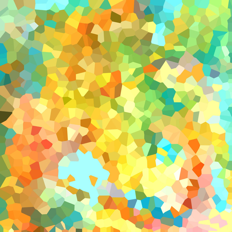 Peinture éclaboussée, H 12 po x l 12 po