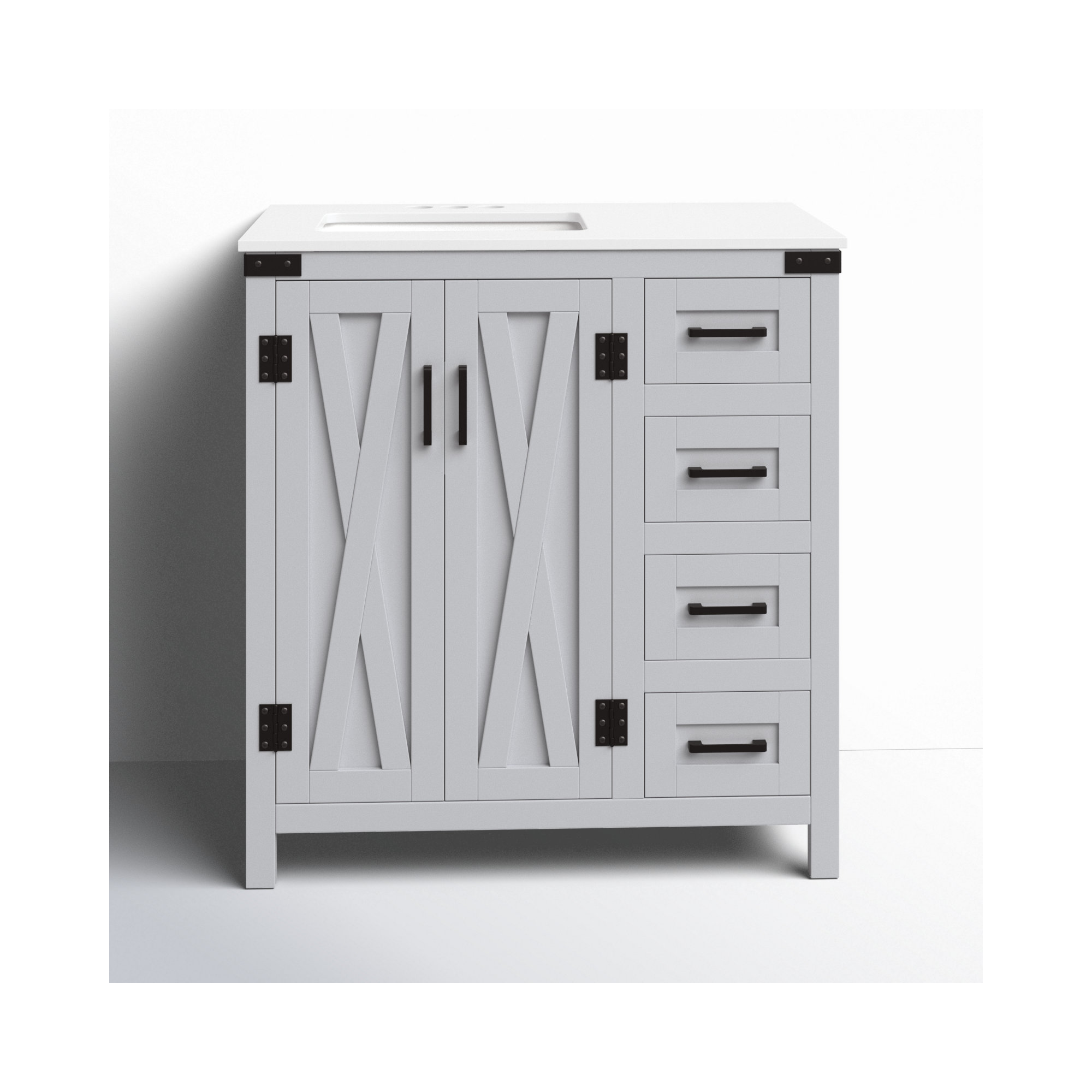 Slayton 32'' Single Bathroom Vanity, Gray