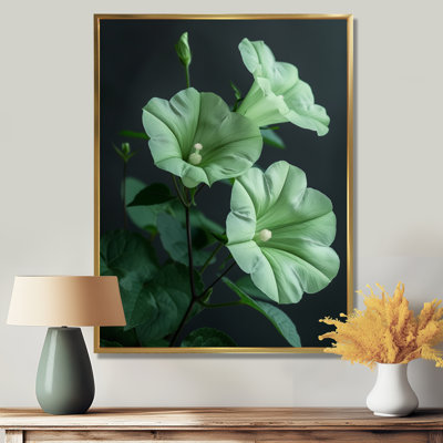 «Green Garden Meadow Morning Glory Photo I - Morning Glory», art mural salon