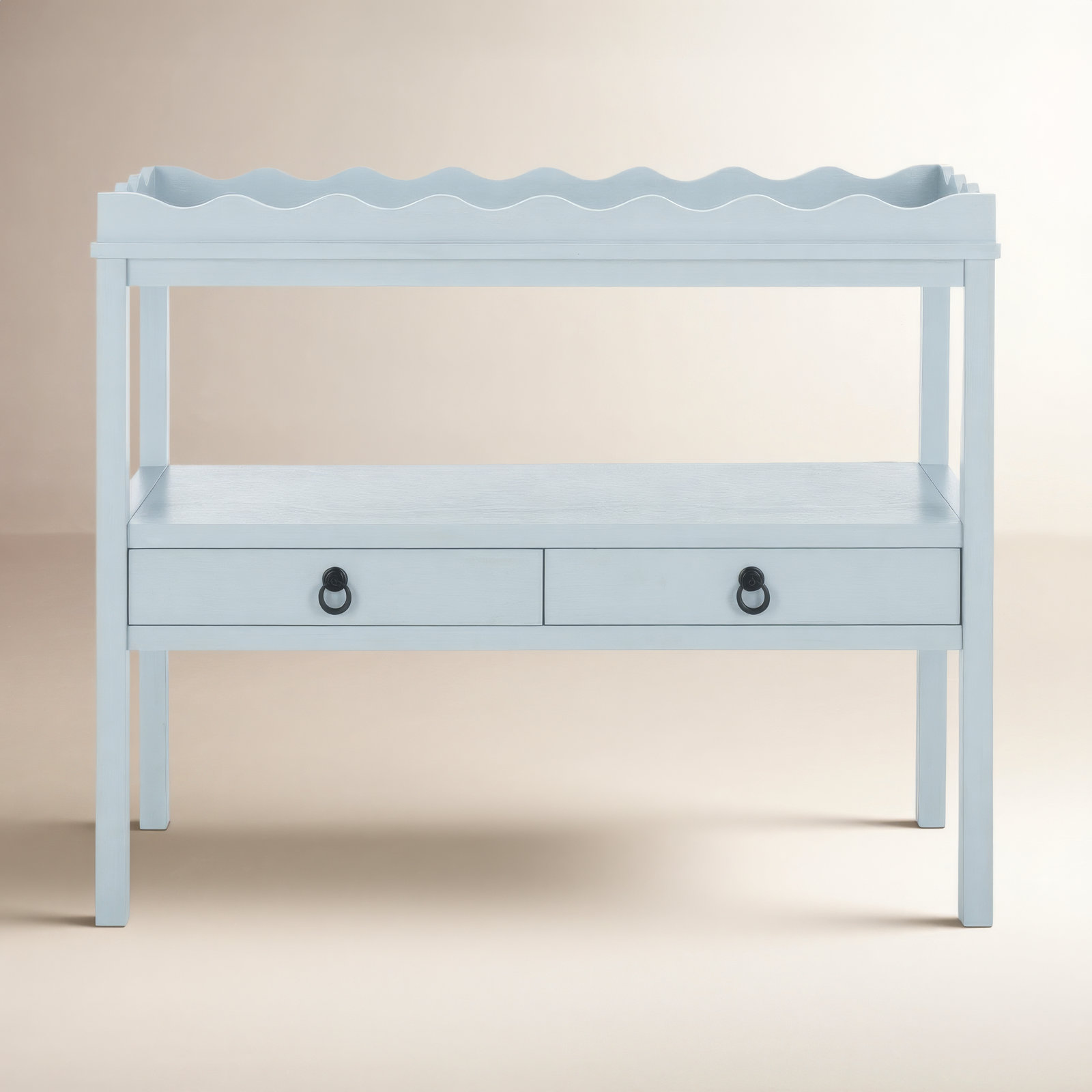 Gwenlyn 35" Console Table, Winter Sky