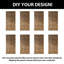 Portes de grange à motif géométrique non assemblé et fini en noyer foncé 26 po x 80 po Homacer de Homacer-123440863