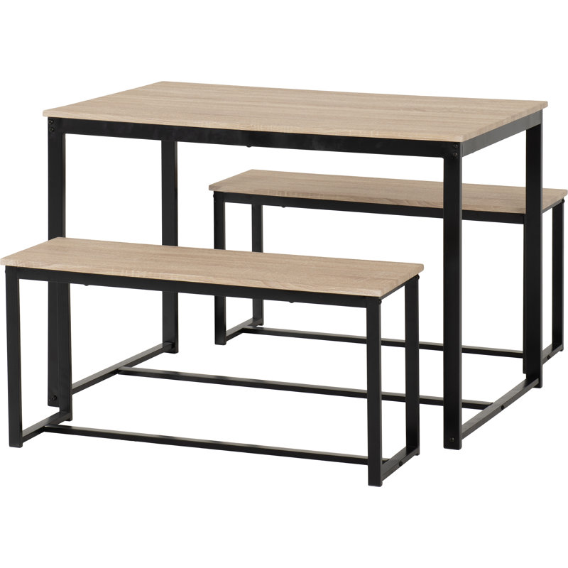 Mylena 4 - Person Dining Set, Oak