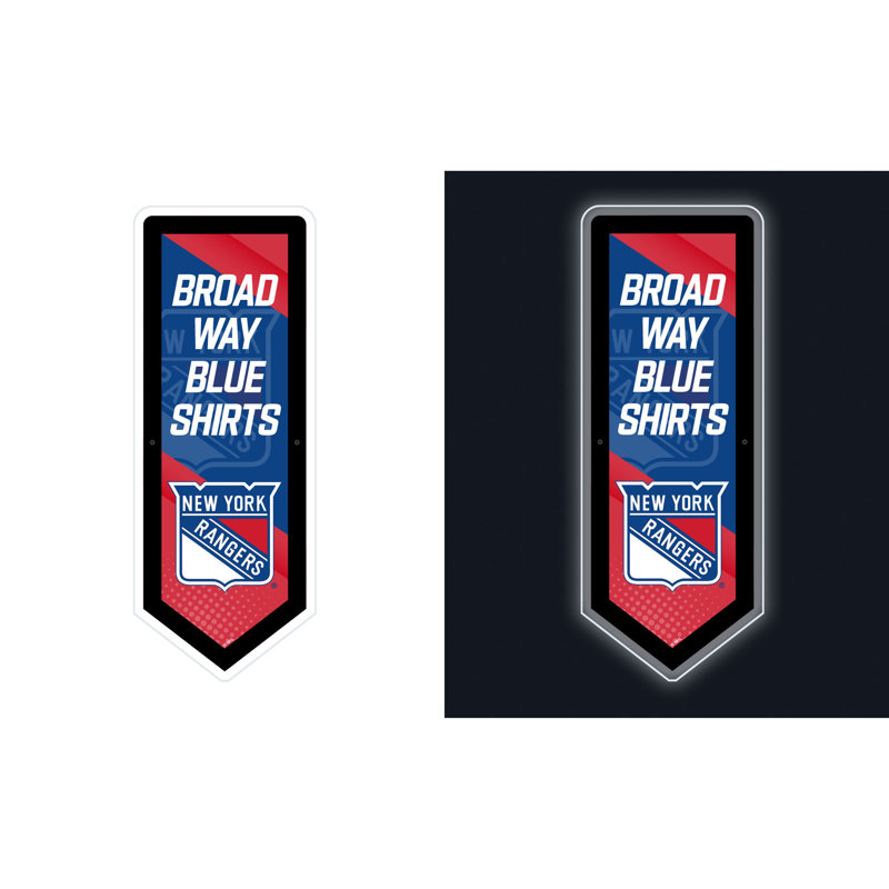Enseigne murale NHL Team Pennant, New York Rangers