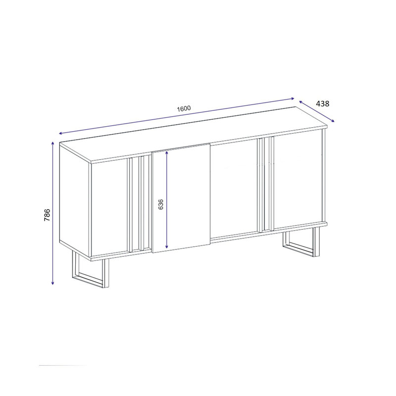 Quogue 160cm Console Table