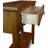 Console Table With Drawer And Shelf - Medium Oak, 28" W X 8" D X 28" H, Solid Ash & Oak Veneers, Compact Design For Foyers, Hallways, And Landings