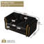 Causeuse moderne de 62 po avec accoudoirs à garniture dorée double couche-1382206956-1382100809