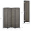 Paravent 4 panneaux pliable en bois de bambou naturel-1268178972-1268178973