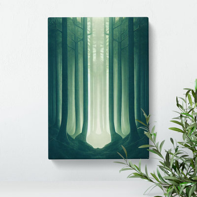 Symmetrical Forest No.2 Abstract - Wrapped Canvas