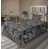 Pale Gray Charcoal Gray Floral is out of stock selected