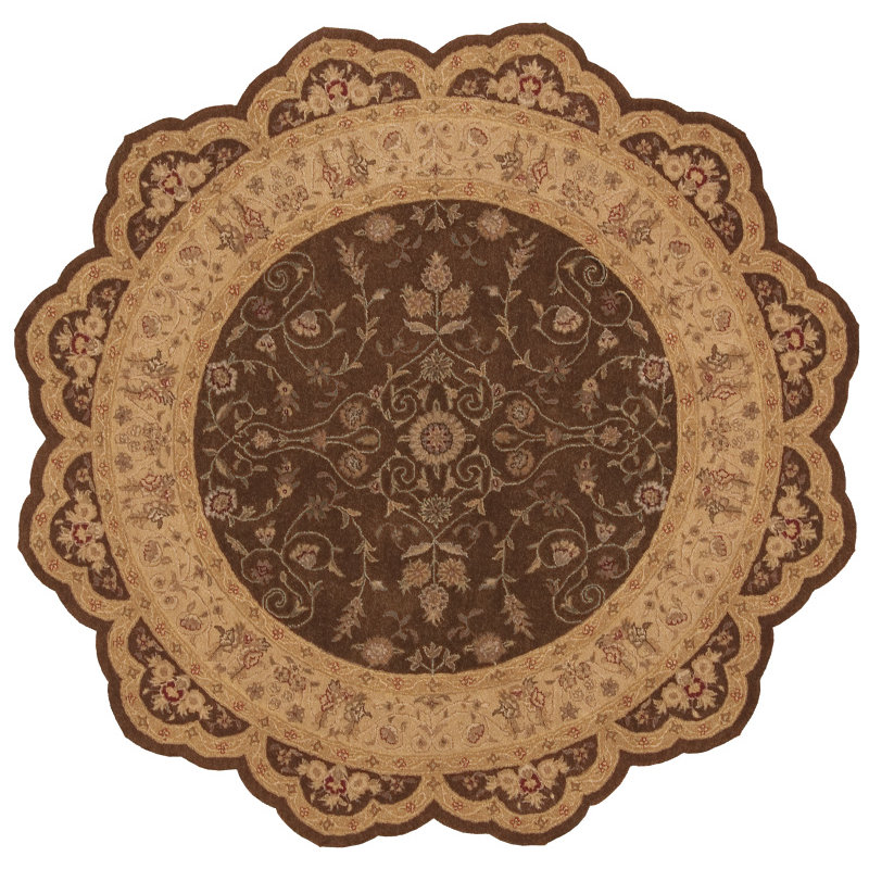 Lundeen Wool Oriental Indoor Rug, Novelty 6' x 6'